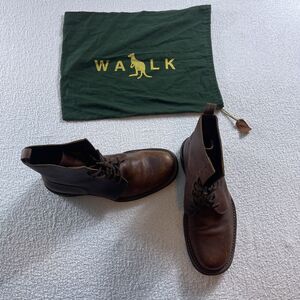 SideWalk Vintage Brazilian Men’s Brown Leather Boots 10 1/2 See Pic.